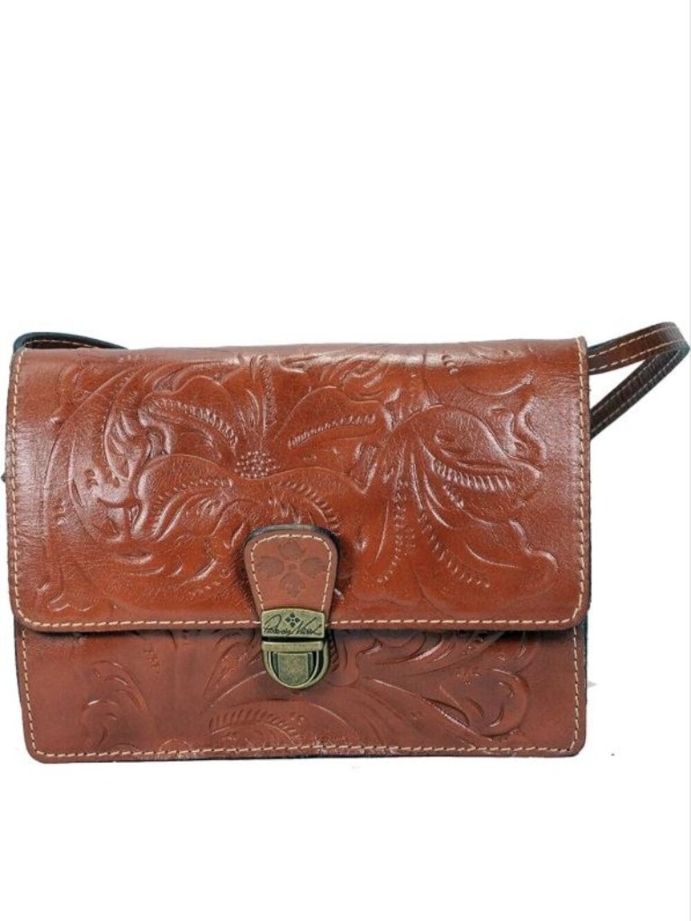 Patricia Nash NWT LAURENTINA CROSSBODY ORGANIZER Tooled Florence MSRP $169
